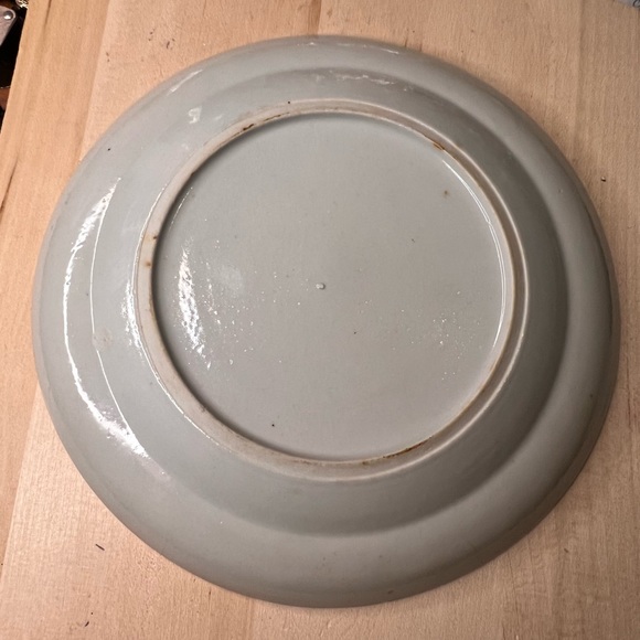 Antique blue and white fitzhugh plate - Picture 3 of 3